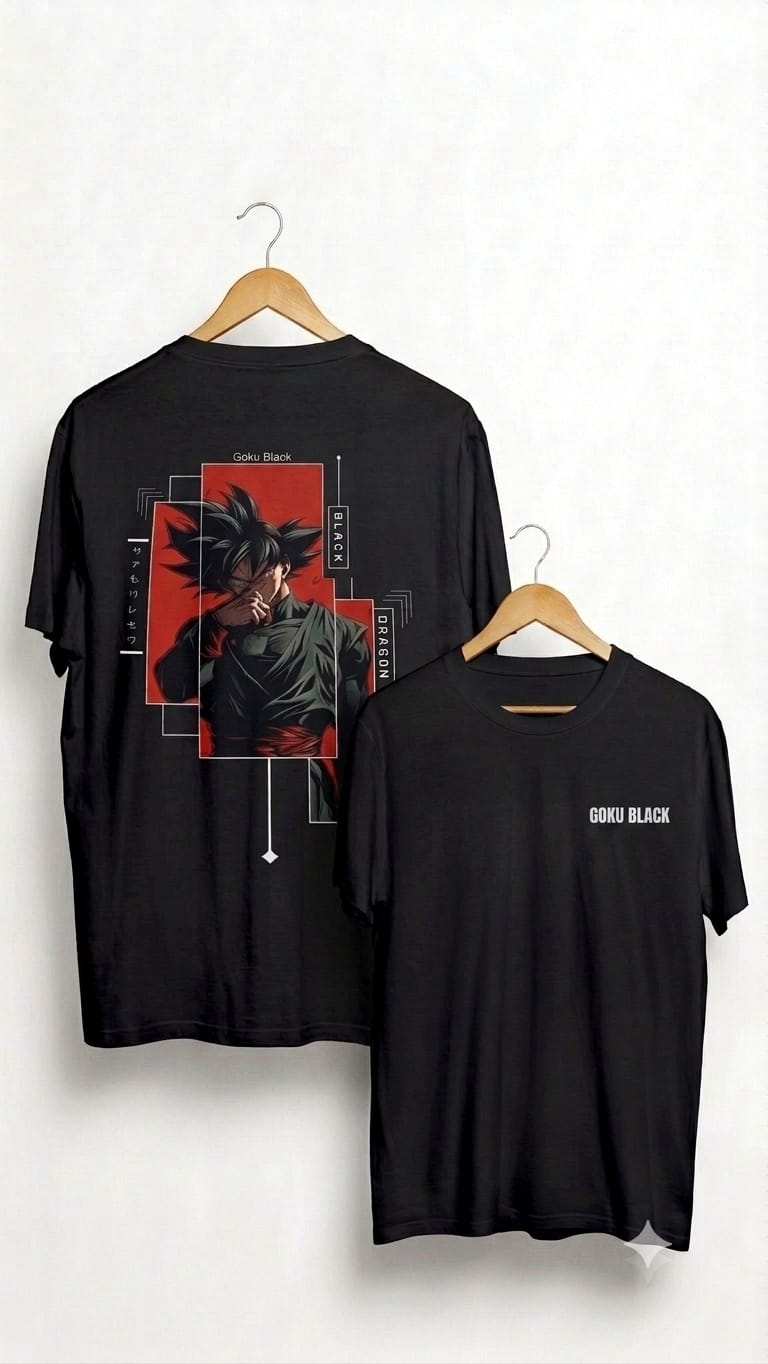 Goku Black T shirt Black