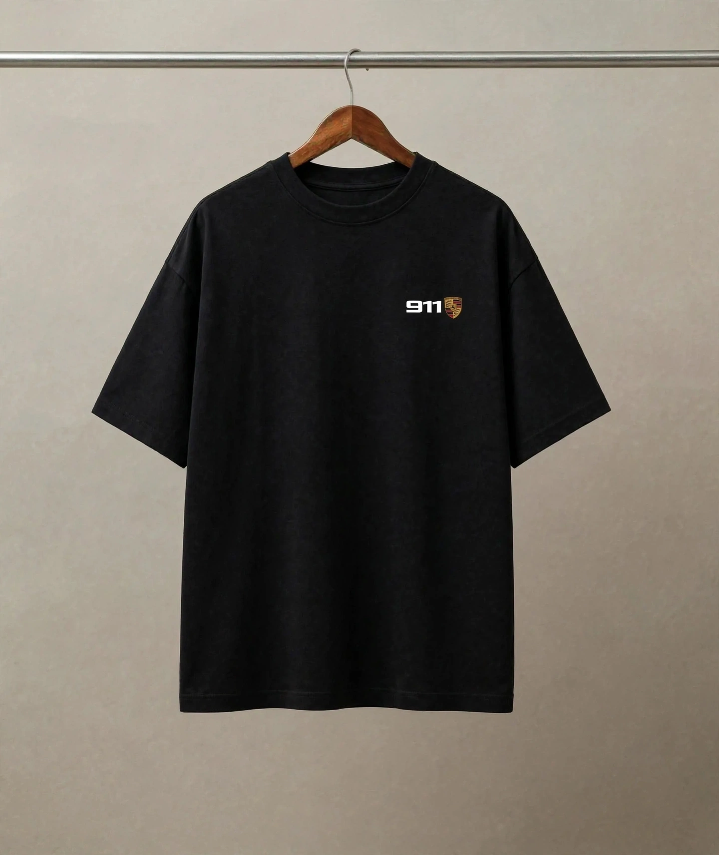 Porsche 911 Graphic Tee Black