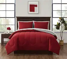 red bedsheets set