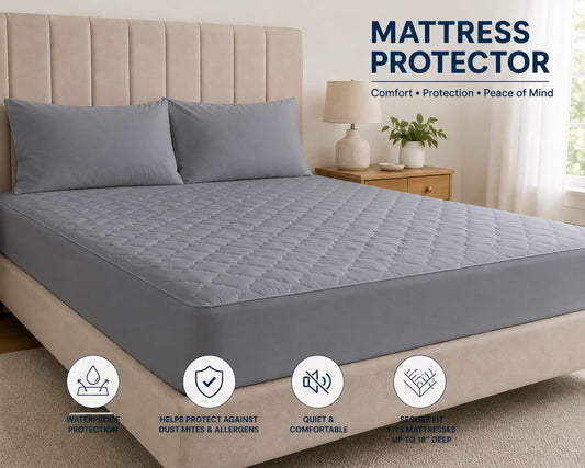 Mattress Protector Grey
