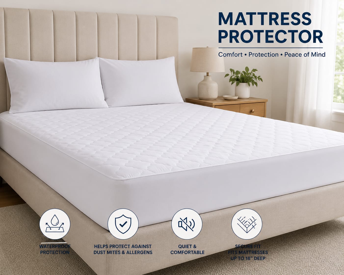 Mattress Protector White