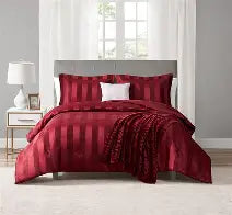 red bedsheets set
