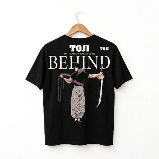 Toji Fushiguro JJK Anime Tee Black