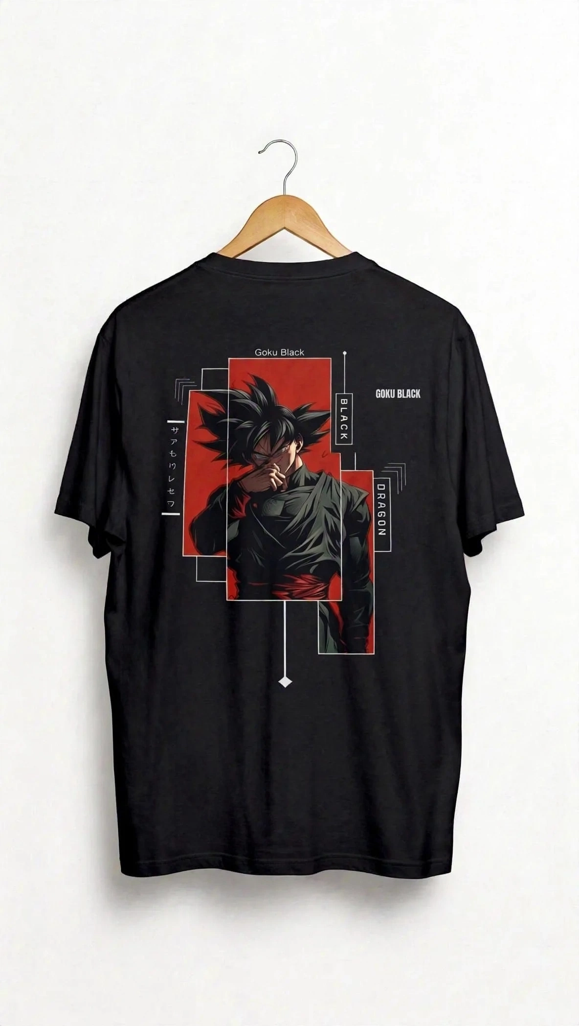 Goku Black T shirt Black